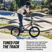 Mongoose Rebel RS1 Kids BMX Bike, 20-in. Wheels, Kids Ages 7-13, Red