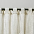 thumbnail image 5 of Home Soft Things Dodoma Linen Blended Curtain Set 2 Panels with 2 tiebacks - Beige - 38" x 84", 5 of 5