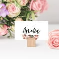 thumbnail image 3 of Koyal Wholesale Boho Floral Place Cards for Wedding Party Tables, Seating Name Place Cards for Holders, 60 Pack, 3 of 5