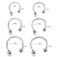 thumbnail image 3 of QQTDFG 1Pc Surgical Steel Internally Threaded Septum Ring Nose Ear Lip Piercing Jewelry-1.2*8mm, 3 of 9