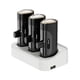 thumbnail image 4 of Base de carga del cargador inalámbrico de la cápsula del soporte del mini banco de energía (blanco 3 en 1), 4 of 9