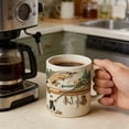 thumbnail image 2 of Hooked on Fishing White Coffee Mug, 2D Effect Printed Customized Fisherman Accent Mug, Personalized Fishing Coffee Mug for Men Dad, Fisherman Ceramic Mug, 2 of 7