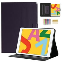 iPad Air 3rd Generation Case, iPad Pro 10.5 inch Case, Dteck Slim Fit PU Leather Magnetic Flip Case Buitl-in Card Slots Auto Wake Sleep Cover For 10.5 inch iPad Air 3rd / iPad Pro, Deep Purple