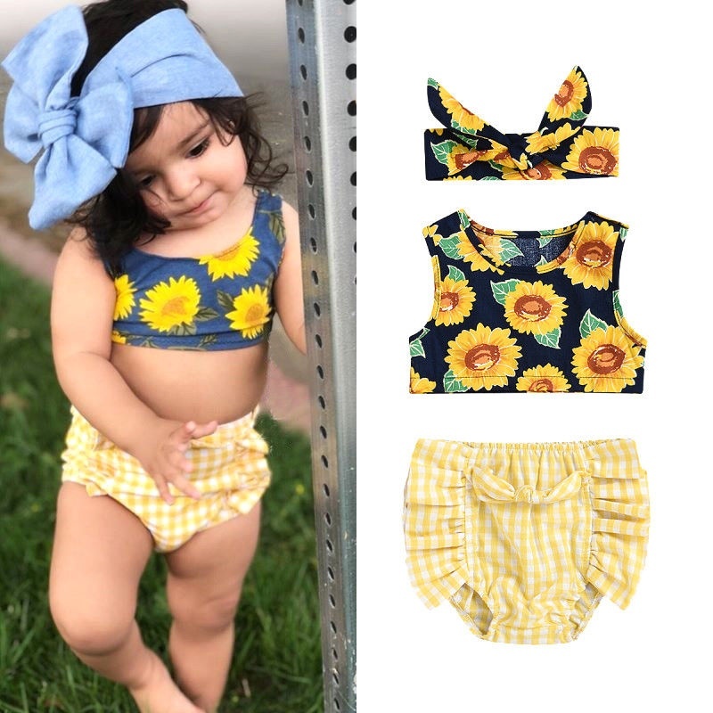 sunflower outfit for baby