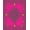 Pink, Pattern 2, variant on ODIKA 8x10 Machine Washable Non-Slip Area Rug, Circuit Board Technology Grid Network Digital Age Electronic Pathway High Traffic Rug, Green, 550383