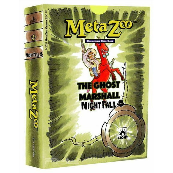 MetaZoo Cryptid Nation Nightfall The Ghost Marshall Theme Deck (1st Edition, Light)