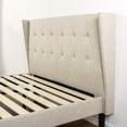 thumbnail image 5 of Zinus Athena 45" Upholstered Platform Bed with Wingback Headboard, Full, 5 of 9