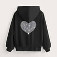 thumbnail image 5 of Cowsor Sweat à Capuche pour Enfants / Manches Longues Imprimé Col Rond / Tissu Extensible Doux / Tenue Décontractée Chaude pour École Quotidienne / Garçons Filles 2-14 Ans, 5 of 5