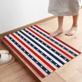 thumbnail image 3 of July 4th Patriotic Doormats Entryway Rugs Outdoors Indoors Rustic Americana Stars Stripe Non-Slip Entrance Welcome Door Mats for Home/Bathroom/Kitchen/ ,23.6x15.7inch Independence Day Memorial Day, 3 of 4