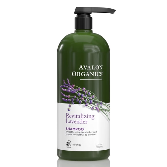 Champú Avalon Organics Revitalizante Lavanda 946 ml de secado normal