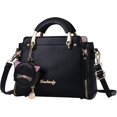 thumbnail image 1 of Bolso de mano de moda para mujer, bandolera de diseñador de lujo de piel sintética, tipo cartera, tipo mensajero, tipo cartera con diseño de gato, 1 of 5