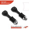 thumbnail image 4 of A-Premium 8Pcs Front & Rear Suspension Kit Sway Bar Link Ball Joint Tie Rod End Compatible with Ford Contour Mercury Mystique 1997-2000 Cougar 1999-2002, 4 of 8