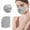 Adult-50 Pack-grey, variant on 50pcs KN95 Face Mask Black 5 Layer Cup Dust Safety Masks Filter Efficiency≥95% Breathable Elastic Ear Loops Black Masks
