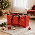 thumbnail image 3 of Qwtwty Large Capacity Christmas Tree Storage Bag, Heavy Duty Waterproof Storage Container with Reinforced Handles, Zippers and Wide Opening for Xmas Trees, 3 of 7