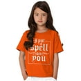 thumbnail image 3 of Halloween I Put A Spell On You Girls Kids T Shirt Tees Teen Brisco Brands S, 3 of 6