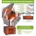 thumbnail image 3 of MEDEHOO Heated Outdoor Cat House with Insulated Liner for Winter Waterproof Feral Cat Shelter, 3 of 11