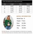 thumbnail image 6 of Christmas Sweaters for Women Cute Snowman Printed Ugly Christmas Sweater Knit Warm Gray Pullover Sweater, 6 of 8