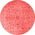 thumbnail image 1 of Ahgly Company Indoor Round Persian Red Traditional Area Rugs, 3' Round, 1 of 4