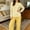 Yellow women striped lounge set a1, variant on sdhkgrrt Women's 2 Piece Pajama Set Striped Long Sleeve Round Neck Pullover Tops Wide Leg Pants Casual Outfit Soft Comfy Stretchy Lounge Tracksuit, Gray M