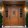 thumbnail image 5 of Clearance Artificial flowers under $15,Wildflower Door Hanger Basket Wreath Spring & Summer Front Door Decor New Wildflower Door Hanging Basket For Home Decoration, 5 of 7