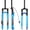 Blue-Remote lockout, variant on ZTZ 26/27.5/29 MTB Air Suspension Fork, Travel 120mm, Rebound Adjust, QR 9mm