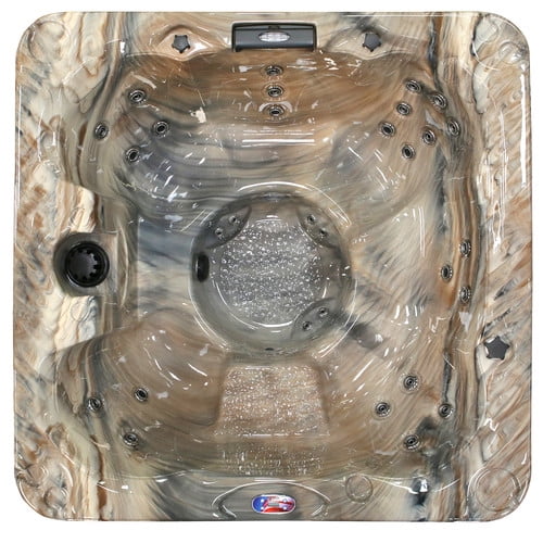 American Spas 6-Person 30-Jet Spa with Backlit LED Waterfall by Overstock