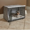 thumbnail image 2 of MidWest Homes for Pets, 30-inch Dog Crate Cover, QuietTime Defender Series Covella Crate Cover, Gray, 2 of 9
