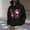 #136-Black, variant on Men Merry Christmas Red Letter With Elf Hat Graphic Hooded Sweatshirt Long Sleeve Kangaroo Pocket Drawstring Casual Holiday Pullover Top Orange M Gift