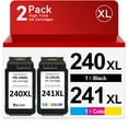 thumbnail image 1 of Cartuchos de tinta OEGGOINK PG-240 XL/CL-241 XL para impresora Canon, 1 of 6