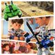 thumbnail image 3 of Figura de acción transformable 2 en 1 zyubou robot helicóptero de 18 cm, 3 of 7