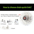 thumbnail image 4 of Bangcool 5PCS Bike Chain Link Quick & Easy Install Chain Master Link Bicycle Chain Link, 4 of 10