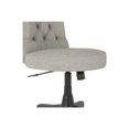 thumbnail image 4 of Bush Furniture 48W Writing Desk with Mid Back Tufted Office Chair Pure White Oak, 4 of 10