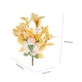 thumbnail image 2 of HAMPPLIES Romantic Style Artificial Chrysanthemum Bouquet for Women Couples 1Set, 2 of 8
