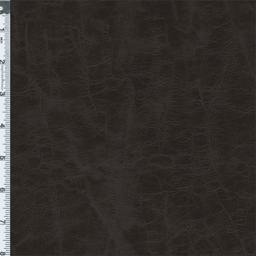 Espresso Brown Designer Faux Leather Upholstery Fabric, Fabric By the Yard