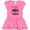 Raspberry with Polka Dots, variant on Inktastic My Daddy is a Nurse and a Hero Girls Toddler Dress
