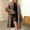Gray, variant on Plcasen Womens Faux Fur Coat Long Warm Fluffy Fur Jacket | Lapel Collar,Long Sleeve, Winter Furry Coat, Fuzzy Shaggy Jacket
