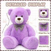 MorisMos Giant Teddy Bear 4ft Stuffed Animal Plush Toy