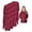 Burgundy, variant on Women's Scrub Jacket Warm Up Lightweight Medical Scrub Jacket - Pack of 12 Set (White, X-Large)