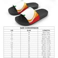 thumbnail image 2 of GZHJMY Stylish Slides for Women Men, Grunge Heart Frame on Rainbow Pride Symbol Soft Flexible Slip-on Sandals Slippers, 2 of 7