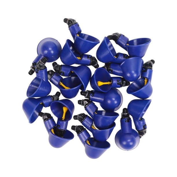 Tazas de agua para pollos 20 piezas bebederos automáticos para aves de corral ANGGREK Otros