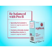 Rephresh Pro-B Probiotic Feminine Supplement 24/7 Protection, 30 ct