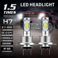 thumbnail image 1 of H7 Led Canbus Headlight H7 Led Lo Beam Bulbs 6000k Ip 68 Csp 3570 Led Chips, 1 of 5
