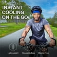 thumbnail image 5 of Cold Factor Instant Cooling Unisex UV Skullcap and Helmet Liner, Blue | 2-Pack, 5 of 9