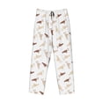 thumbnail image 6 of Daiia Leopard Print Men's Sleep Pant with Pockets and Drawstring,Pajama Pants-Medium, 6 of 9