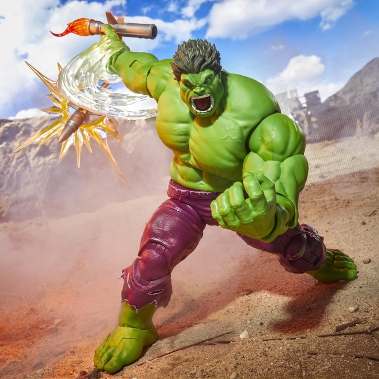 Marvel Avengers Titan Hero Series Figurine Jouet Hulk Blast Gear Deluxe de 30 cm, pour Enfants à partir de 4 Ans Multicolore