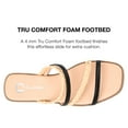 thumbnail image 4 of Journee Collection Womens Brinna Tru Comfort Foam Low Stacked Heel Slide Sandals, 4 of 6