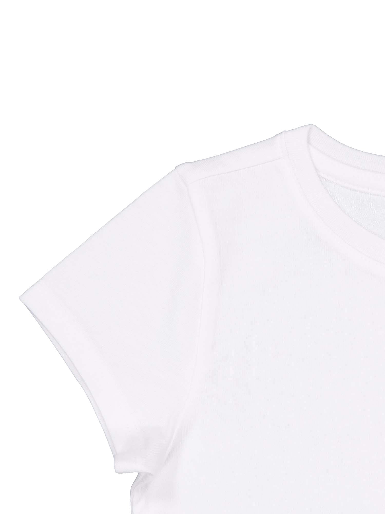 Wonder Nation Girls Short Sleeve Kid Tough T-Shirt, Sizes 4-18 & Plus