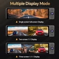 thumbnail image 5 of OBDPEAK UHD 4K 2160P Car DVR 3 Lens Dash Cam 1080P GPS Tracking Video Recorder Dashcam WIFI Phone APP Reverse Image Parking Line, 5 of 5