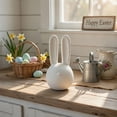 thumbnail image 4 of Honmine Easter Ceramic Bunny, Cute Rabbit Figurine Ornament, Desktop Living Room Decor, TV Cabinet Tabletop Statue, 4 of 9