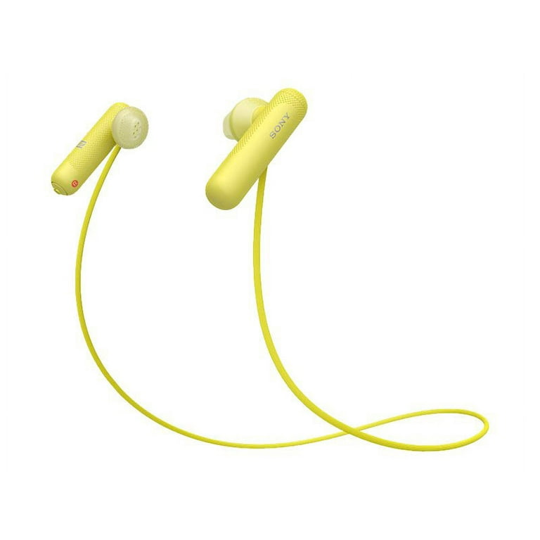 Sony WI SP500 Wireless in Ear Sports Headphones Yellow Walmart